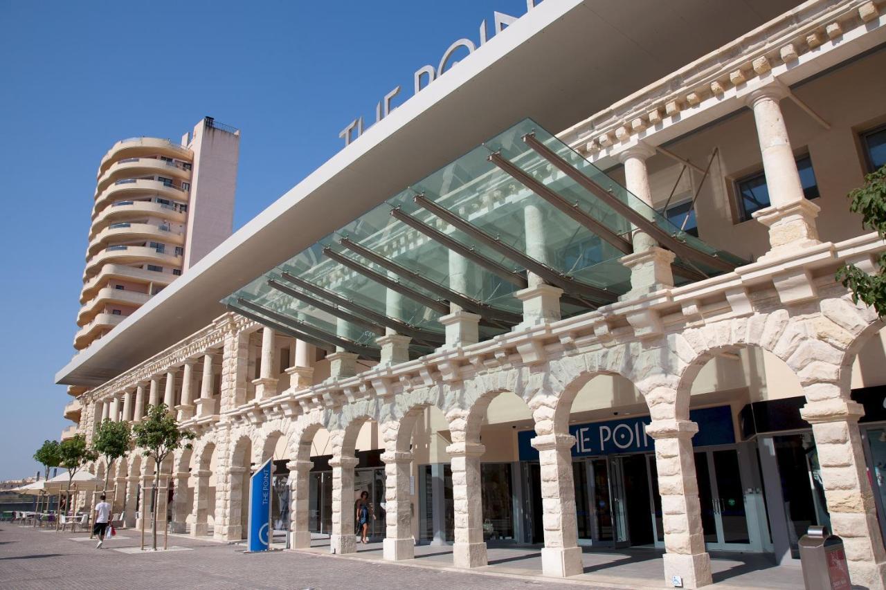 Luxury Apt W/ Side Seaviews And Pool, Top Location Sliema Kültér fotó